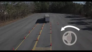 CDL Training: Offset Back Maneuver