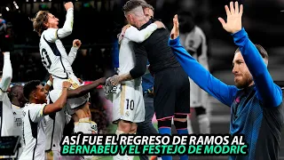 Así FUE el REGRESO de SERGIO RAMOS al BERNABEU, GOLAZO de MODRIC y REENCUENTRO con RAMOS