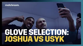 EXCLUSIVE: Anthony Joshua & Oleksandr Usyk pick their gloves