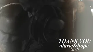 alaric & hope | "thank you..." (s1-4)