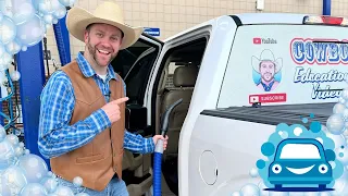 Let's Wash Cowboy Jack's Truck at the Carwash