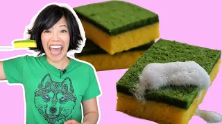 Edible DISH SPONGE -- Dish Sponge Cake Recipe