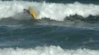 freestyle kayaking on some big waves