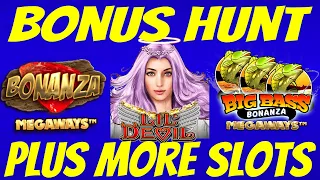 Bonus Hunt Plus More - Lil Devil Heartstopper, Big Bass Bonanza Megaways, bonanza Megaways & more