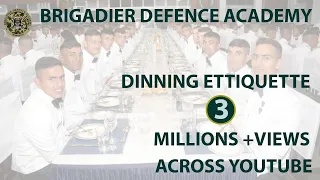 Aspirants practicing eatingetiquette # SSB #SSBPreparation #NDA #CDS #Defence #DefenceAcademy