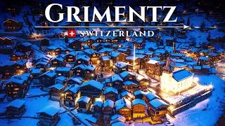 GRIMENTZ: Most beautiful WINTER VILLAGE of Switzerland? Alpine Wonderland Town [Travel Guide]