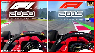 F1 2020 vs F1 2019 | Graphics Comparison | 4K