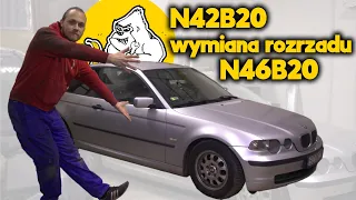 Jak wymienić rozrząd w N42 N46 N45 - BMW e46 valvetronic wymiana rozrządu