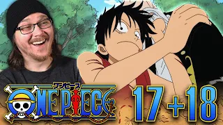 ONE PIECE EPISODE 17 & 18 REACTION | Anime Reaction | Sub