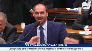 Eduardo chama Kataguiri de "papel higiênico da esquerda" e sai da sala