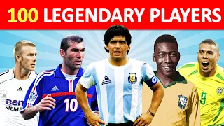 GUESS 100 FOOTBALL PLAYERS LEGEND IN 3 SECONDS | QUIZ FOOTBALL 2024