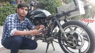 Petrol and Electric Hybrid Motorcycle Part -2 || Creative Science