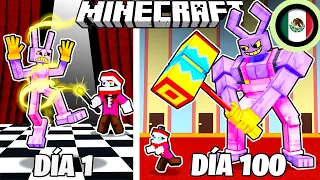 ¡Sobreviví 100 DÍAS como JAX en Minecraft HARDCORE !