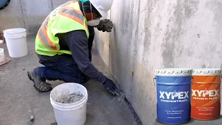 Xypex - How to Repair Leaking and Dry Concrete Joints?