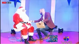 Aqui Con Edwardo Entrevista A Santa Claus