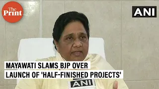 Inaugurating half-finished projects before UP polls won't help BJP win: Mayawati