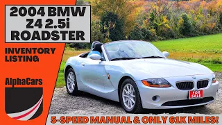 2004 BMW E85 Z4 2.5i 5-Speed Manual: A Modern Classic for the Driving Enthusiast!
