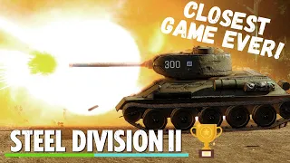 I Have Never Seen a Game SO CLOSE!!! Ranked Cast- Steel Division 2