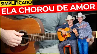 Ela chorou de amor - Gino e Geno - Como Tocar no VIOLÃO 🎸