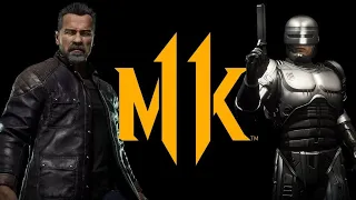 MORTAL KOMBAT 11 - Terminator Vs RoboCop Full Fight Gameplay PS4 PRO 1080p