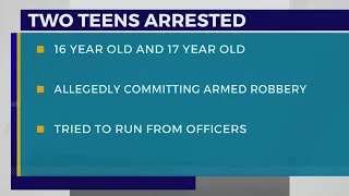 2 Clarksville teens arrested following suspected armed robbery in Nashville