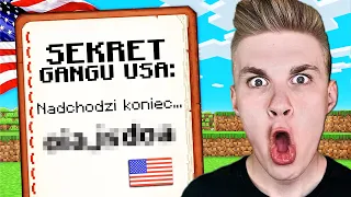 Dostałem TAJNĄ WIADOMOŚĆ od „GANG USA” w Minecraft! 📩