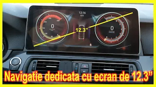 Navigatie dedicata cu ecran de 12.3"  BMW Seria 5 6 7  X5 X6 CARPAD E60 E70 F10 F11 CCC CIC NBT