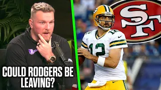 Pat McAfee Reacts To Thought Aaron Rodgers Might Be Leaving Green Bay