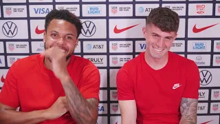 USMNT forward Christian Pulisic & midfielder Weston McKennie postgame; USA beat Grenada