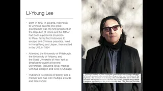 A Lecture on Li-Young Lee's "Persimmons"