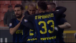 Il gol di Brozovic (38') - Inter - Genoa - 2-0 - Giornata 16 - Serie A TIM 2016/17