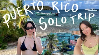 puerto rico solo travel adventures -- budget travel vlog 2023