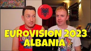 ALBANIA EUROVISION 2023 REACTION - Albina & Familja Kelmendi - Duje