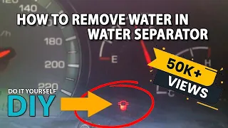 How to remove water in water separator | DIY | SsangYong Rexton / Kyron / Actyon