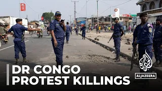 Two officers arrested in DR Congo for crackdown that killed 43 people