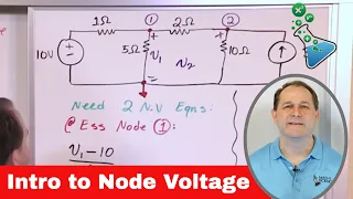 Lesson 1 - Intro To Node Voltage Method (Engineering Circuits)