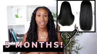 HOW I GREW MY RELAXED HAIR & RETAINED LENGTH IN 5 MONTHS! | RELAXED HAIR