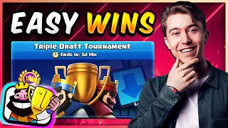 TRIPLE DRAFT TOURNAMENT in CLASH ROYALE!