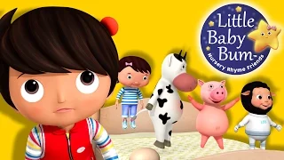 Five Baby Friends Jumping On The Bed | Nursery Rhymes for Babies by LittleBabyBum - ABCs and 123s