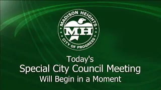 Special City Council Meeting - August 30, 2023