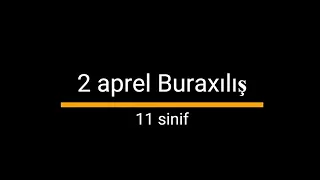 2 aprel 2023 cü il  BURAXILIŞ RİYAZİYYAT   -- 11 Sinif   #buraxılış #riyaziyyatdersleri #izah