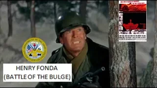 HENRY FONDA (battle of the bulge) 1965⚔😠