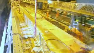 Benfleet Railway Bridge Replacement Timelapse Video With Yakety Sax Music Track