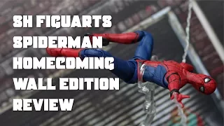 SH Figuarts Spiderman Homecoming with Wall Review US Exclusive