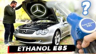 Mercedes SL 500 Ethanol E85 : risqué pour le moteur V8 ?