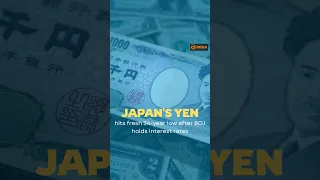 Japan's yen hits fresh 34-year low after BOJ holds interest rates