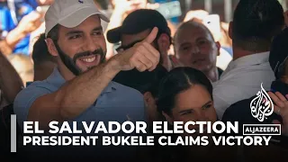 El Salvador’s Bukele claims election win before official results announced