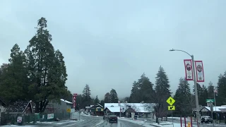 Crestline ca Christmas Day snow 12/25/19