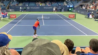 Sebastian Korda vs. Frances Tiafoe Court Level Highlights— Cincy 2022