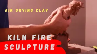 How to dry a sculpture to prepare for firing in kiln